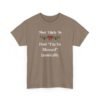 Unisex t-shirt from Twisted Angell with the sarcastic phrase “Most Likely To Post "I'm So Blessed" Ironically” printed on the front.