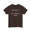 10175816381486934813_2048.jpeg Unisex t-shirt from Twisted Angell with the sarcastic phrase “Most Likely To Hate Christmas Music” printed on the front.