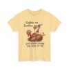 Unisex t-shirt from Twisted Angell with the sarcastic phrase “Gobble Me, Swallow Me, Drip Gravy Down The Side Of Me” printed on the front.