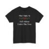 Unisex t-shirt from Twisted Angell with the sarcastic phrase “Most Likely To Fall Asleep Under The Tree” printed on the front.