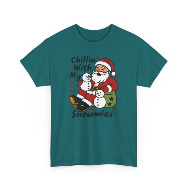 10251463199646784974_2048.jpeg Unisex t-shirt from Twisted Angell with the sarcastic phrase “Chillin' with My Snowmies” printed on the front.