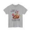 Unisex t-shirt from Twisted Angell with the sarcastic phrase “Gobble Me, Swallow Me, Drip Gravy Down The Side Of Me” printed on the front.