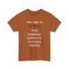Unisex t-shirt from Twisted Angell with the sarcastic phrase “Most Likely To Wear Sunglasses Indoors On Christmas Morning” printed on the front.