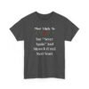 10366112334525847747_2048.jpeg Unisex t-shirt from Twisted Angell with the sarcastic phrase “Most Likely To Say Never Again And Mean It (Until Next Year)” printed on the front.
