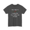 10422121973559735631_2048.jpeg Unisex t-shirt from Twisted Angell with the sarcastic phrase “Most Likely To Unplug The Tree Lights Out Of Spite” printed on the front.