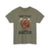 Unisex t-shirt from Twisted Angell with the sarcastic phrase “Time To Get Basted” printed on the front.