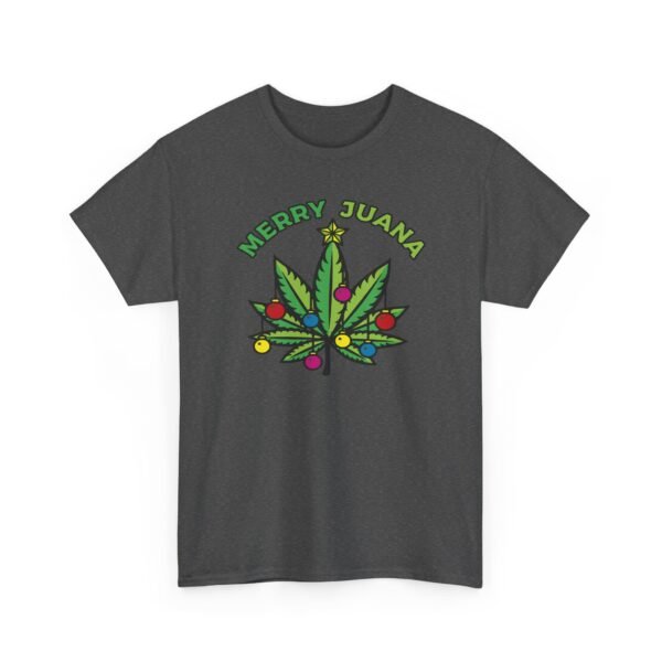 10480478518328253784_2048.jpeg Unisex t-shirt from Twisted Angell with the sarcastic phrase “Merry Juana” printed on the front.