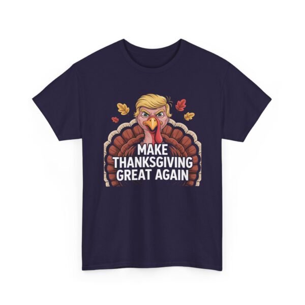 1053694948019219247_2048-1.jpeg Unisex t-shirt from Twisted Angell with the sarcastic phrase “Make Thanksgiving Great Again” printed on the front.
