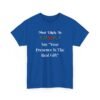 10570820218857338665_2048.jpeg Unisex t-shirt from Twisted Angell with the sarcastic phrase “Most Likely To Say Your Presence Is The Real Gift” printed on the front.