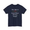 10687177743498499047_2048.jpeg Unisex t-shirt from Twisted Angell with the sarcastic phrase “Most Likely To Forget Whose Gift They Bought” printed on the front.
