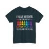 Unisex t-shirt from Twisted Angell with the sarcastic phrase “I Have Neither The Time Nor The Crayons To Explain This To You” printed on the front.