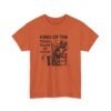 Unisex t-shirt from Twisted Angell with the sarcastic phrase “King Of The Trash, Ruler Of Nothing” printed on the front.
