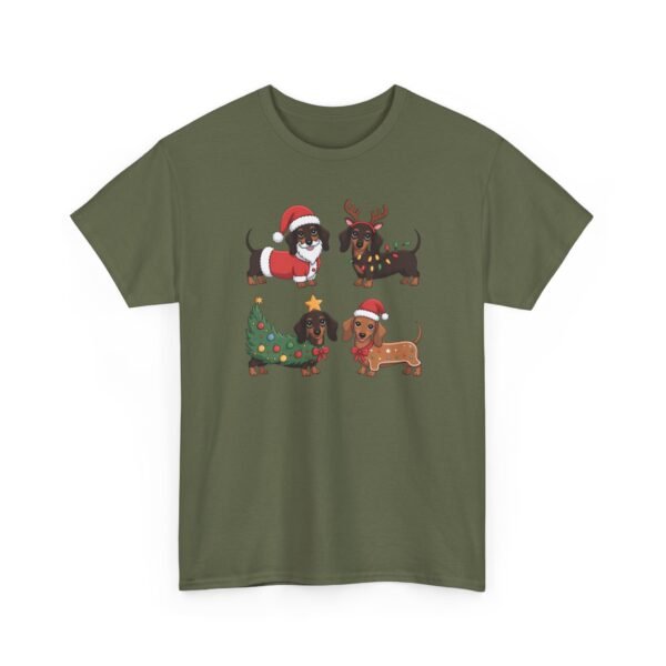 10805842814379732173_2048.jpeg Unisex t-shirt from Twisted Angell with the sarcastic phrase “Festive Dachshunds” printed on the front.