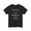 10879905002350582449_2048-1.jpeg Unisex t-shirt from Twisted Angell with the sarcastic phrase “Most Likely To Stay Up Planning Next Year's Christmas” printed on the front.