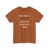 10901178436374036471_2048.jpeg Unisex t-shirt from Twisted Angell with the sarcastic phrase “Most Likely To Forget The Zoom Secret Santa” printed on the front.