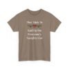 10935302938155474284_2048.jpeg Unisex t-shirt from Twisted Angell with the sarcastic phrase “Most Likely to End Up on Everyone's Naughty List” printed on the front.