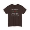 Unisex t-shirt from Twisted Angell with the sarcastic phrase “Most Likely To Forget Their Own Stocking” printed on the front.