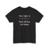 Unisex t-shirt from Twisted Angell with the sarcastic phrase “Most Likely To Wait All Day For Santa” printed on the front.