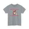 Unisex t-shirt from Twisted Angell with the sarcastic phrase “Don't Make Me Use My Teacher Voice” printed on the front.