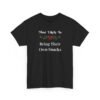 Unisex t-shirt from Twisted Angell with the sarcastic phrase “Most Likely To Bring Their Own Snacks” printed on the front.