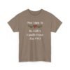 Unisex t-shirt from Twisted Angell with the sarcastic phrase “Most Likely To Re-Gift A Candle From The PTO” printed on the front.