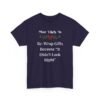 Unisex t-shirt from Twisted Angell with the sarcastic phrase “Most Likely To Re-Wrap Gifts Because "It Didn't Look Right” printed on the front.