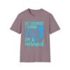 Unisex t-shirt from Twisted Angell with the sarcastic phrase “Of Course I drink like a Fish, I'm a Mermaid” printed on the front.