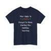 11340796576581556955_2048.jpeg Unisex t-shirt from Twisted Angell with the sarcastic phrase “Most Likely To Forget To Mute During The Holiday Meeting” printed on the front.
