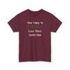 Unisex t-shirt from Twisted Angell with the sarcastic phrase “Most Likely To Lose Their Santa Hat” printed on the front.