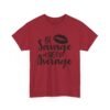Unisex t-shirt from Twisted Angell with the sarcastic phrase “Be Savage, Not Average” printed on the front.