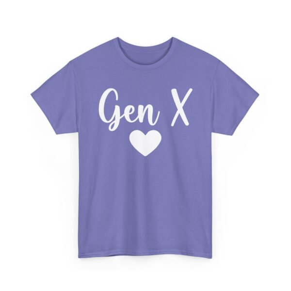 11420686351297036129_2048.jpeg Unisex t-shirt from Twisted Angell with the sarcastic phrase “Gen X Heart” printed on the front.