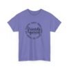 Unisex t-shirt from Twisted Angell with the sarcastic phrase “Friendsgiving” printed on the front.