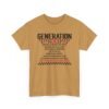 Unisex t-shirt from Twisted Angell with the sarcastic phrase “Generation X - The True FAFO Generation” printed on the front.