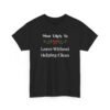 11667572780284564121_2048-1.jpeg Unisex t-shirt from Twisted Angell with the sarcastic phrase “Most Likely To Leave Without Helping Clean” printed on the front.