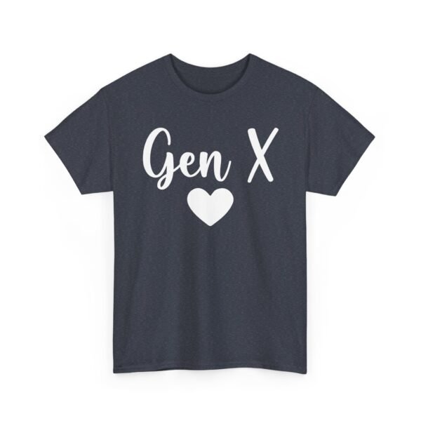 11712008379161698842_2048.jpeg Unisex t-shirt from Twisted Angell with the sarcastic phrase “Gen X Heart” printed on the front.