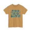 Unisex t-shirt from Twisted Angell with the sarcastic phrase “Proud Supporter of Snow Days!” printed on the front.