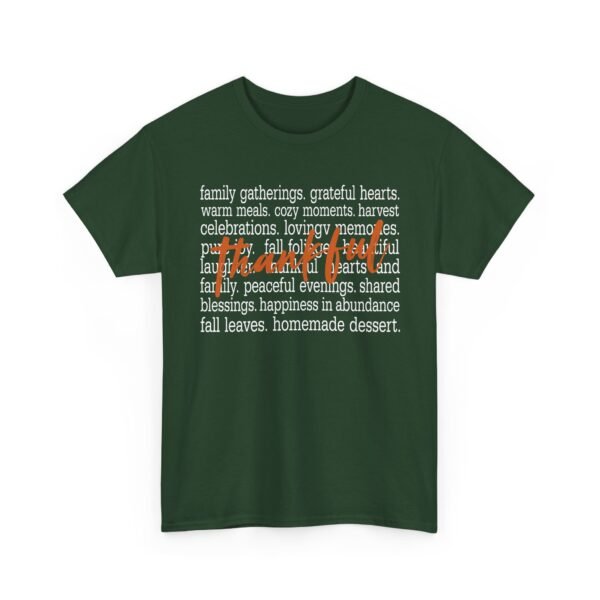Unisex t-shirt from Twisted Angell with the sarcastic phrase “Thankful Hearts” printed on the front.