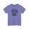 Unisex t-shirt from Twisted Angell with the sarcastic phrase “I'm Just WTF-ing My Way Through Life” printed on the front.