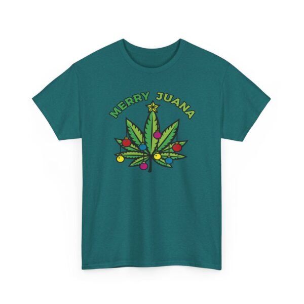 11956364410583313093_2048.jpeg Unisex t-shirt from Twisted Angell with the sarcastic phrase “Merry Juana” printed on the front.