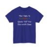 12002952062869651429_2048.jpeg Unisex t-shirt from Twisted Angell with the sarcastic phrase “Most Likely To Quote Elf for the 100th Time” printed on the front.