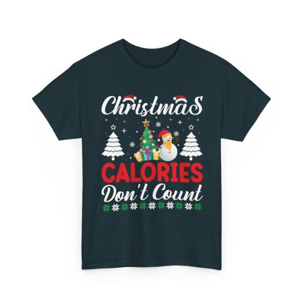 12035268891708318356_2048.jpeg Unisex t-shirt from Twisted Angell with the sarcastic phrase “Christmas Calories Don't Count” printed on the front.