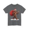 Unisex t-shirt from Twisted Angell with the sarcastic phrase “Holiday Bigfoot” printed on the front.