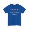 Unisex t-shirt from Twisted Angell with the sarcastic phrase “Most Likely To Avoid The Party Entirely” printed on the front.
