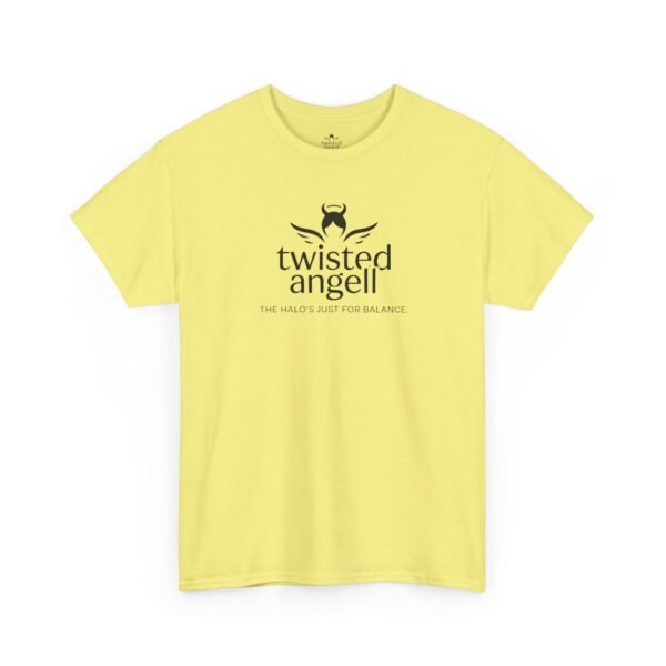 12416589744384819571_2048.jpeg Unisex t-shirt from Twisted Angell with the sarcastic phrase “Twisted Angell - Black” printed on the front.