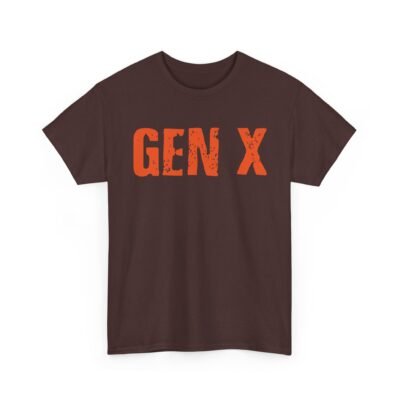 12420247260226228038_2048.jpeg Unisex t-shirt from Twisted Angell with the sarcastic phrase “Gen X in Orange” printed on the front.
