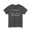 12482274182313480253_2048.jpeg Unisex t-shirt from Twisted Angell with the sarcastic phrase “Most Likely To Quote Elf for the 100th Time” printed on the front.