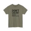 12534299577398367195_2048.jpeg Unisex t-shirt from Twisted Angell with the sarcastic phrase “Don't Like Me? Fuck Off. Problem Solved.” printed on the front.