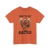 Unisex t-shirt from Twisted Angell with the sarcastic phrase “Time To Get Basted” printed on the front.