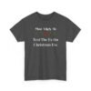 Unisex t-shirt from Twisted Angell with the sarcastic phrase “Most Likely To Text The Ex On Christmas Eve” printed on the front.