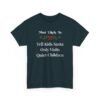 Unisex t-shirt from Twisted Angell with the sarcastic phrase “Most Likely To Tell Kids Santa Only Visits Quiet Children” printed on the front.